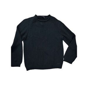 DKNY black‎ knit chunky sweater womens size small